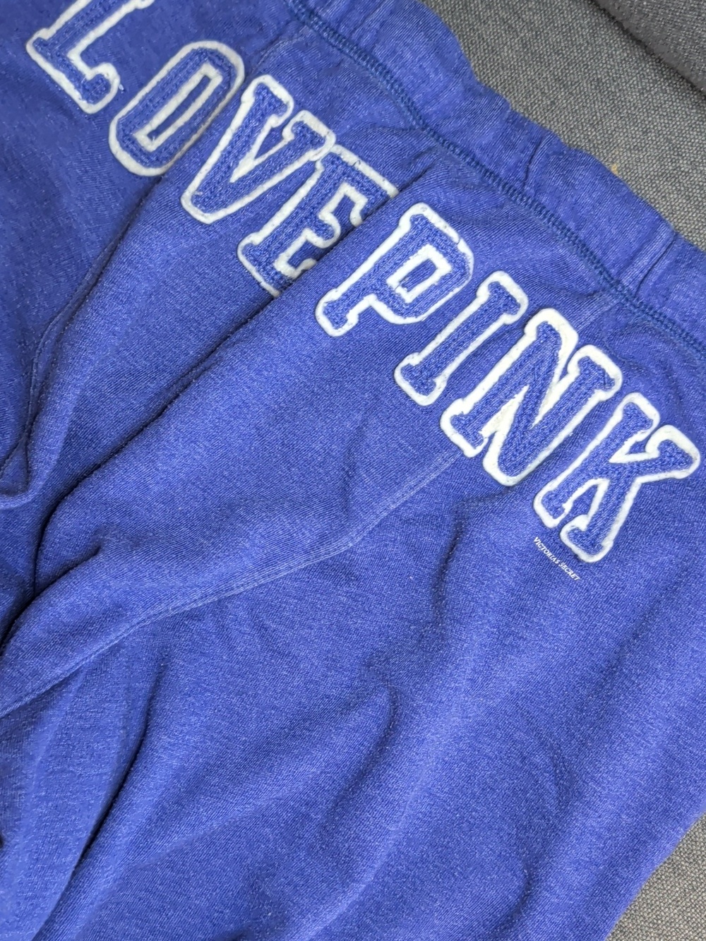 Vintage Pink Victoria Secret Slouchy Boyfriend Sweatpants - Picture 2 of 4